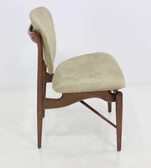 Set of Five Danish Modern Teak Chairs Designed by Finn Juhl for Baker