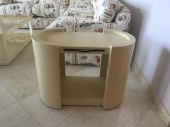 Pair of Karl Springer Lizard and Tables