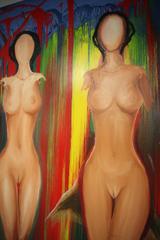 Large Figural Oil Painting by Baron Siamanto Levon