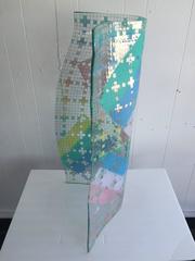 Large Art Glass Sculpture by Runstadler Studios