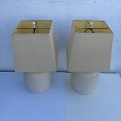 Pair of Ceramic Haeger Table Lamps