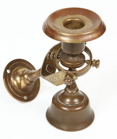 1920s Ship Candleholders with Gimbal