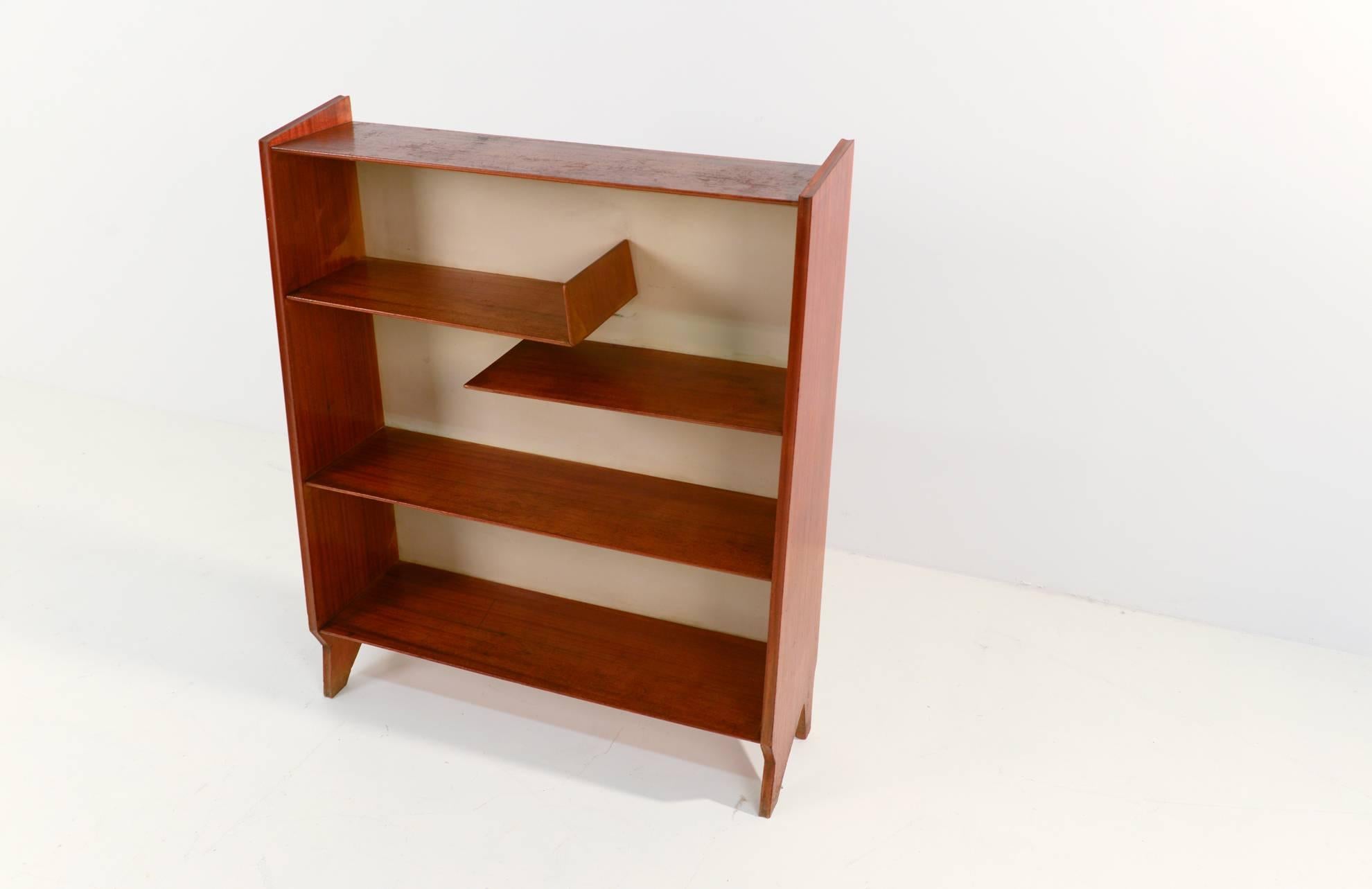 Rare Italian Bookcase, Gio Ponti Attributed For Sale 1