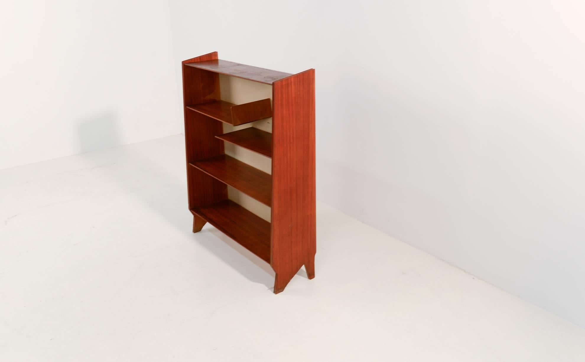 Mid-20th Century Rare Italian Bookcase, Gio Ponti Attributed For Sale