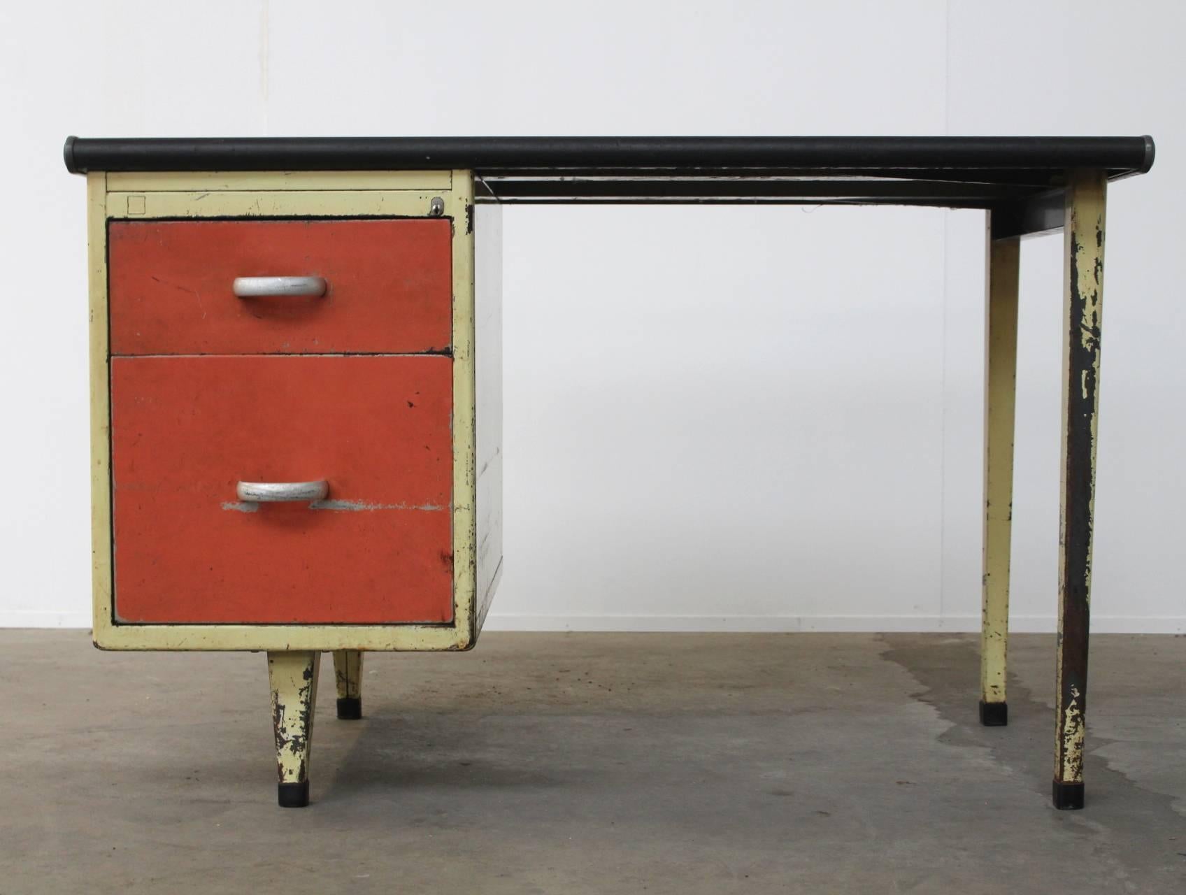 Mid-Century Modern Jean Prouvé Style Writing Desk For Sale