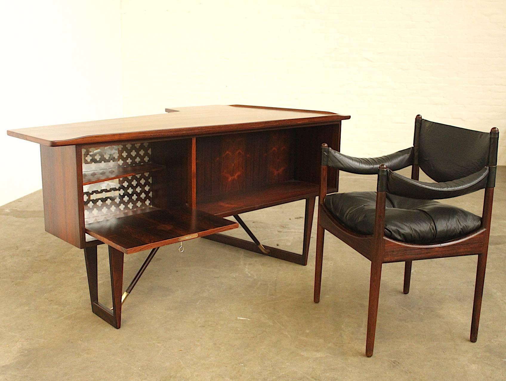Writing Desk by Peter Lovig Nielsen for Hedensted and Kristian Vedel Chair For Sale 1