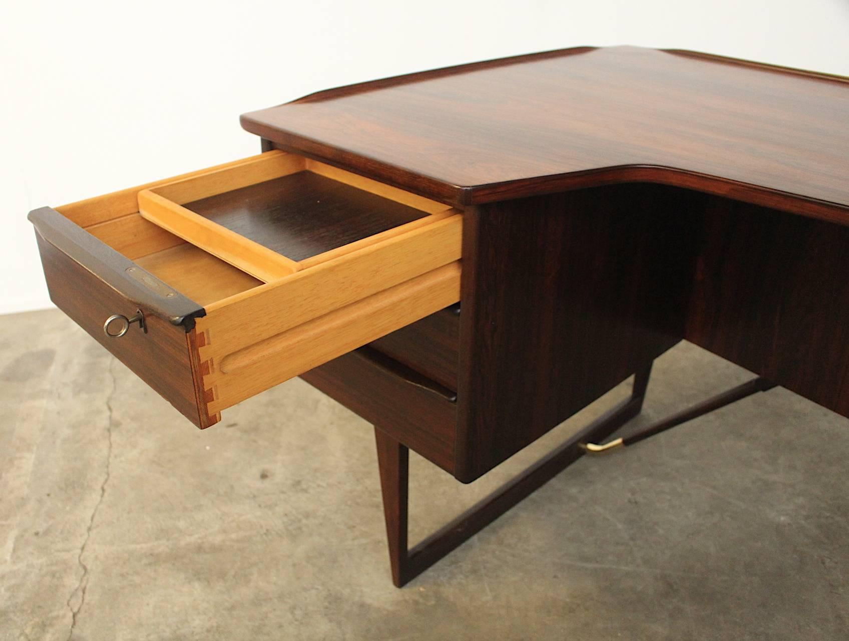 Writing Desk by Peter Lovig Nielsen for Hedensted and Kristian Vedel Chair For Sale 3