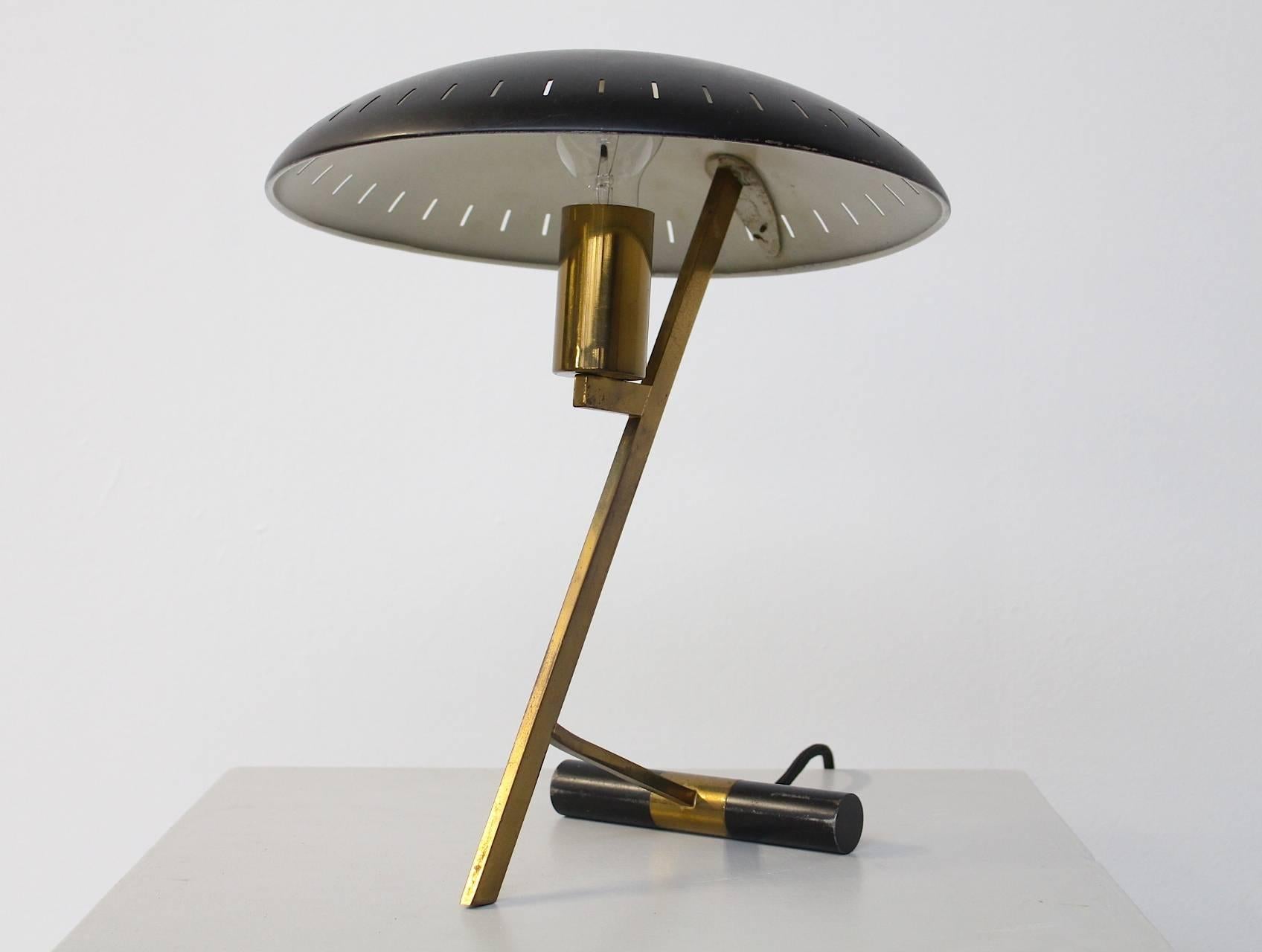 Mid-Century Modern Louis Kalff for Philips First Edition Desk or Table Lamp, 1955 For Sale