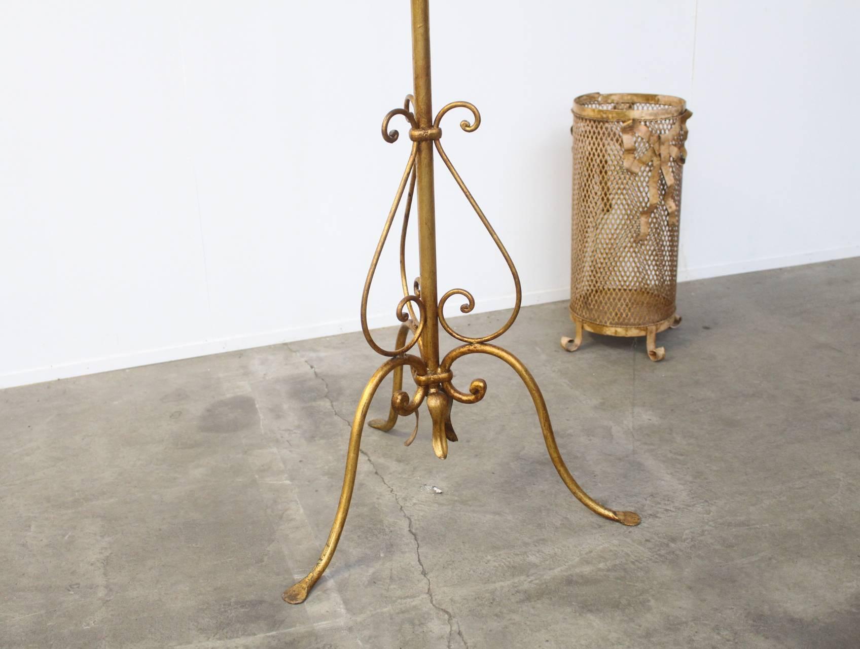 Mid-Century Modern Entrance Hall Set Consisting of Coat Stand, Umbrella Rack and Wall Sculpture For Sale