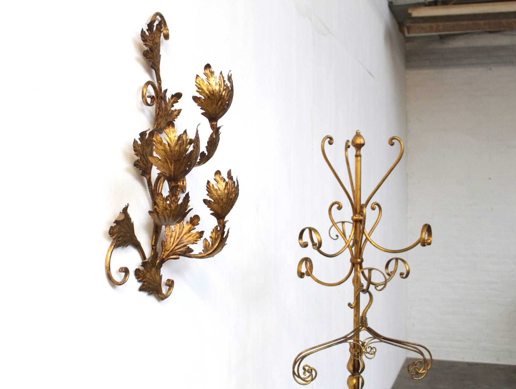 Entrance Hall Set Consisting of Coat Stand, Umbrella Rack and Wall Sculpture In Excellent Condition For Sale In Amsterdam, NL