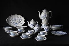 Rare 43 Pieces Louis Regout Maastricht Porcelain Coffee and Tea Service