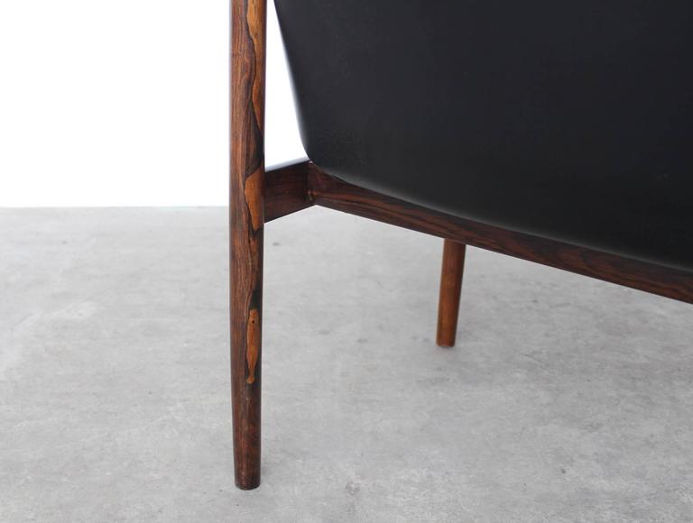 Set of Six Rosewood Conference Chairs by Arne Vodder for Sibast Denmark 1960s For Sale 2