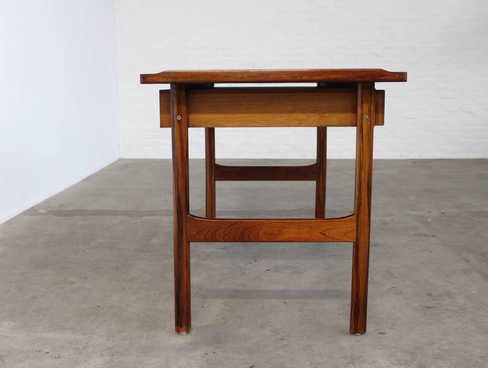 Danish Rio-Rosewood Writing Desk For Sale 1