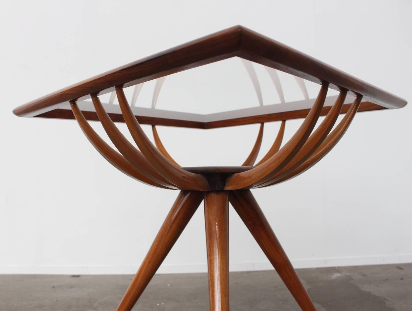 Mid-Century Modern Giuseppe Scapinelli Brazilian Sculptural Side Table