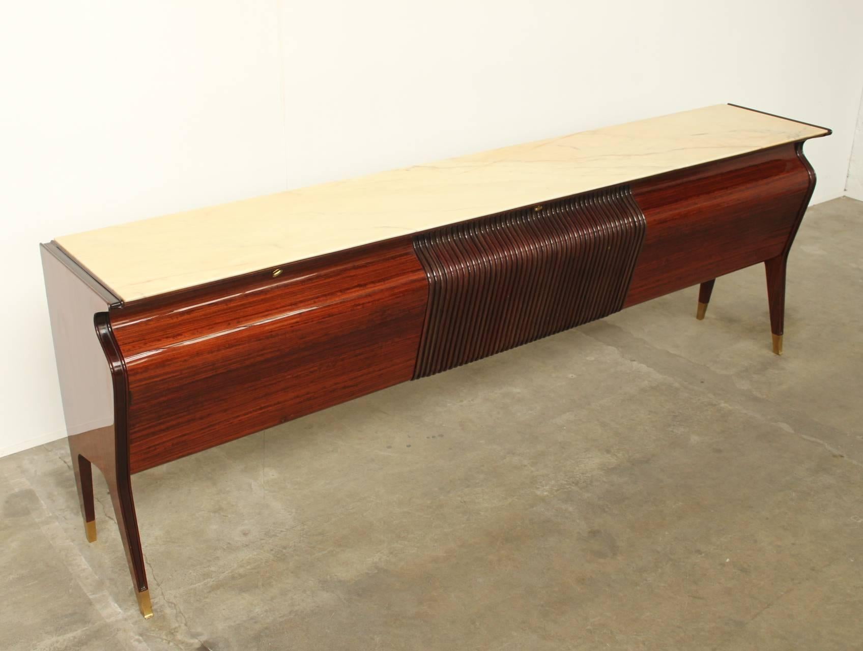 Mid-Century Modern Sideboard or Credenza by Osvaldo Borsani, Atelier Borsani Varedo  For Sale