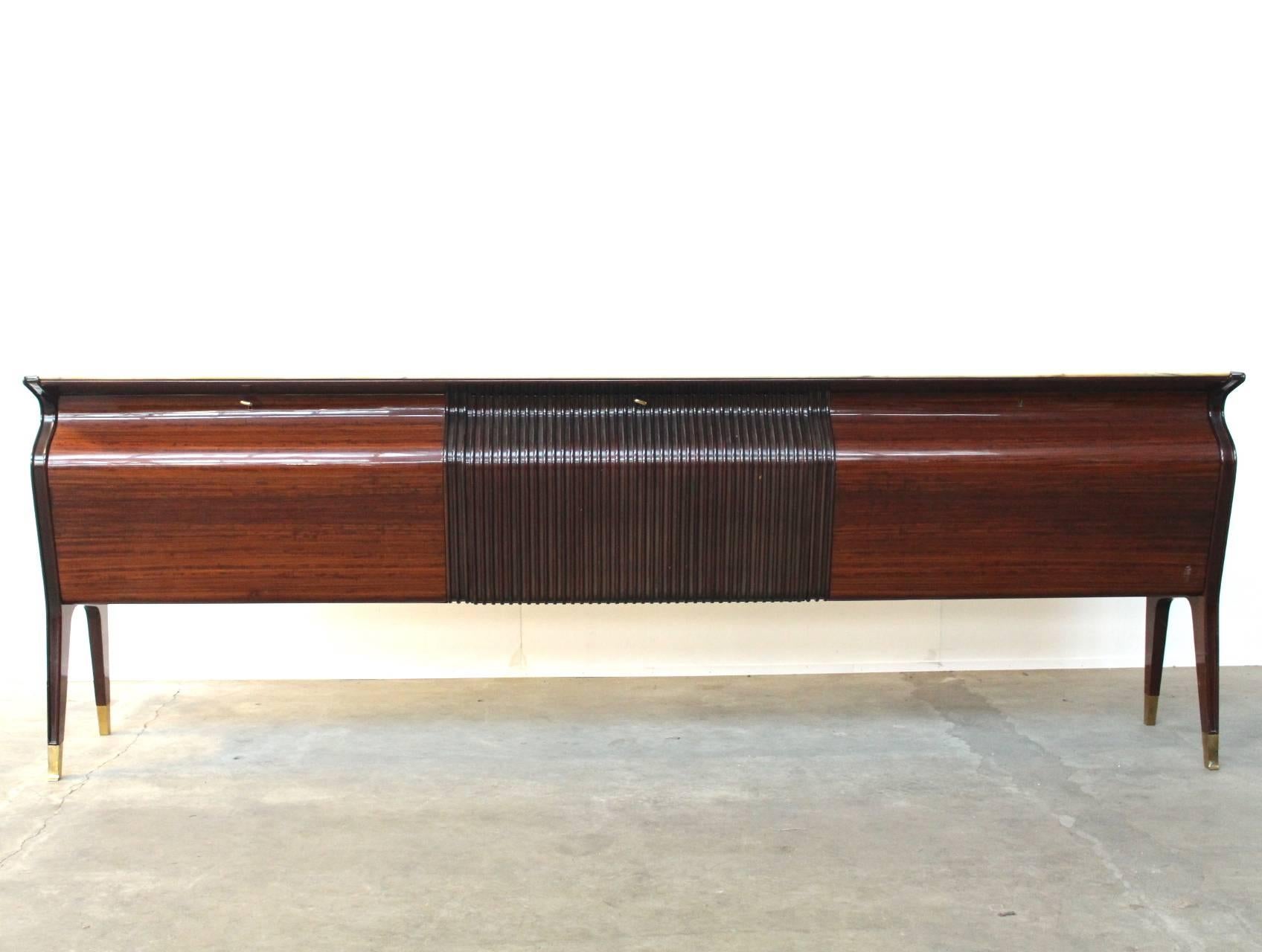 Italian Sideboard or Credenza by Osvaldo Borsani, Atelier Borsani Varedo  For Sale