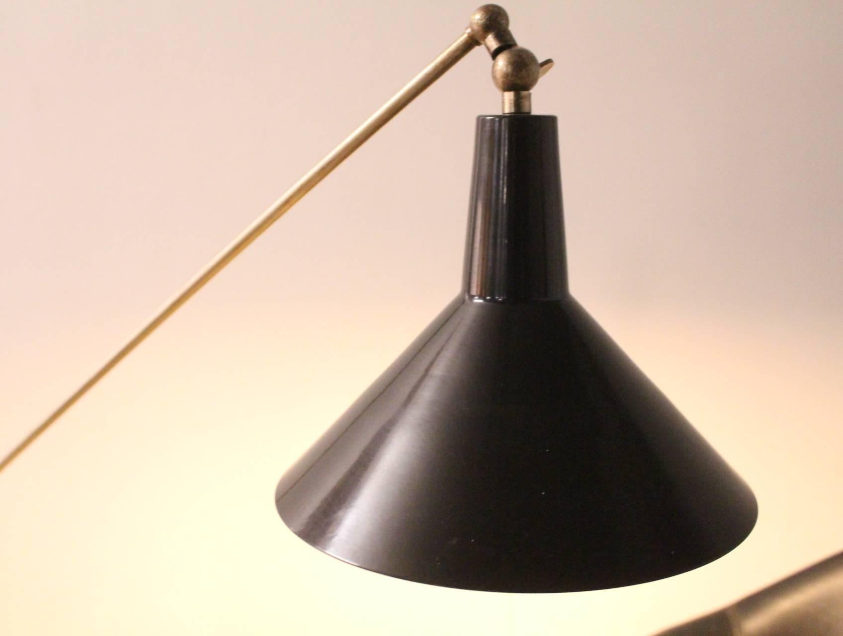 Mid-20th Century Stunning Jack Knife Floor Lamp by Jan Hoogervorst for Anvia, Holland For Sale