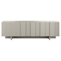 Contemporary Minimal Sideboard 3 Türen Wood Beige Mate Lacquer