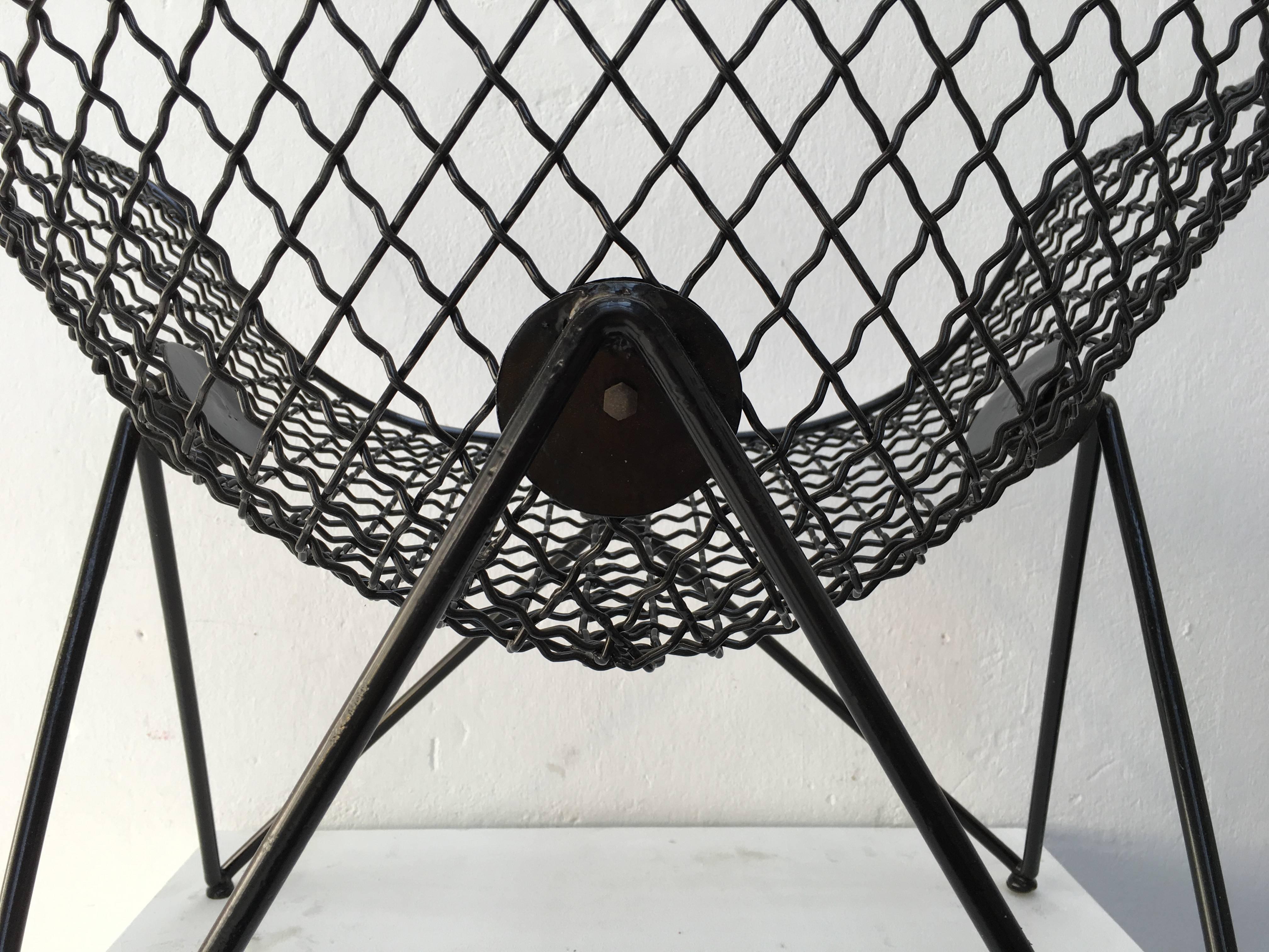 Enameled Rare & Beautiful  Sculptural  'DU43'  Lounge Chair by Gastone Rinaldi, RIMA, 1953