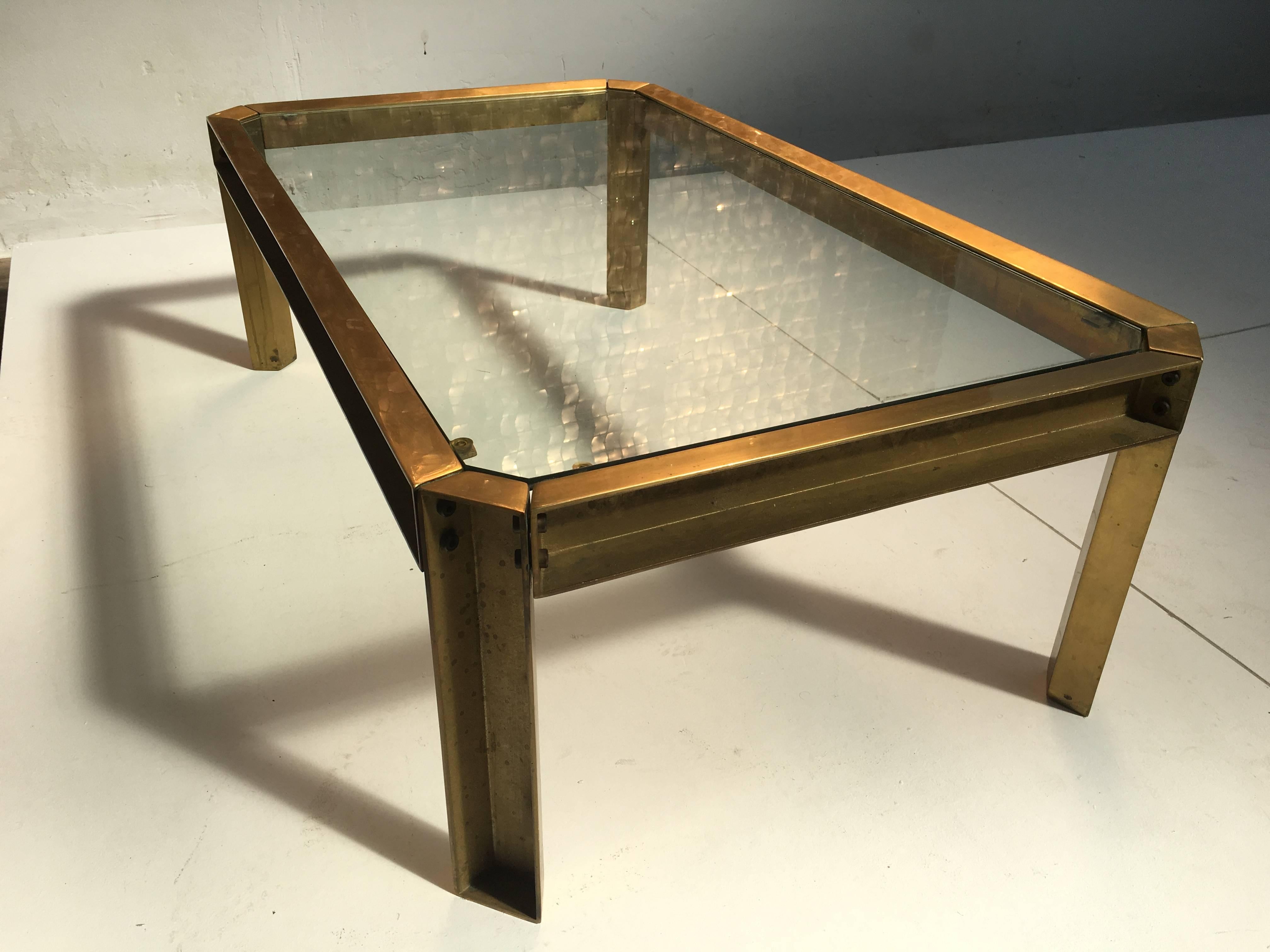 Ghyczy Casted Bronze Coffee Table by Peter Ghyczy, 1970s For Sale 2
