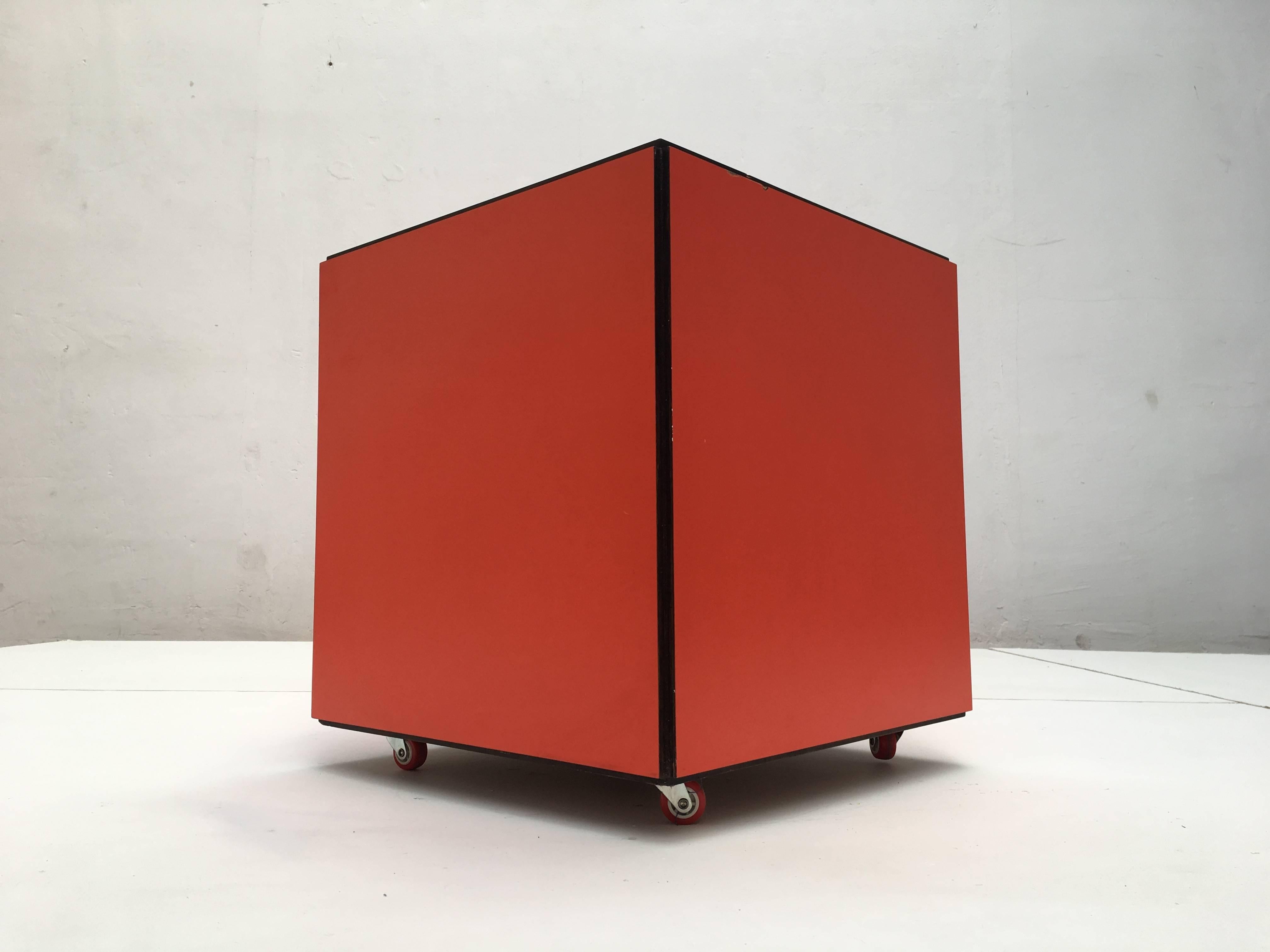 Mid-20th Century Very Rare Sculptural 'Cubotto' Cabinet by Cini Boeri for Arflex, Italy, 1968
