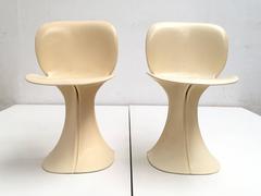 Stunning Pair of Organic Pierre Paulin 8810 Flower Chairs for Boro Belgium 1973