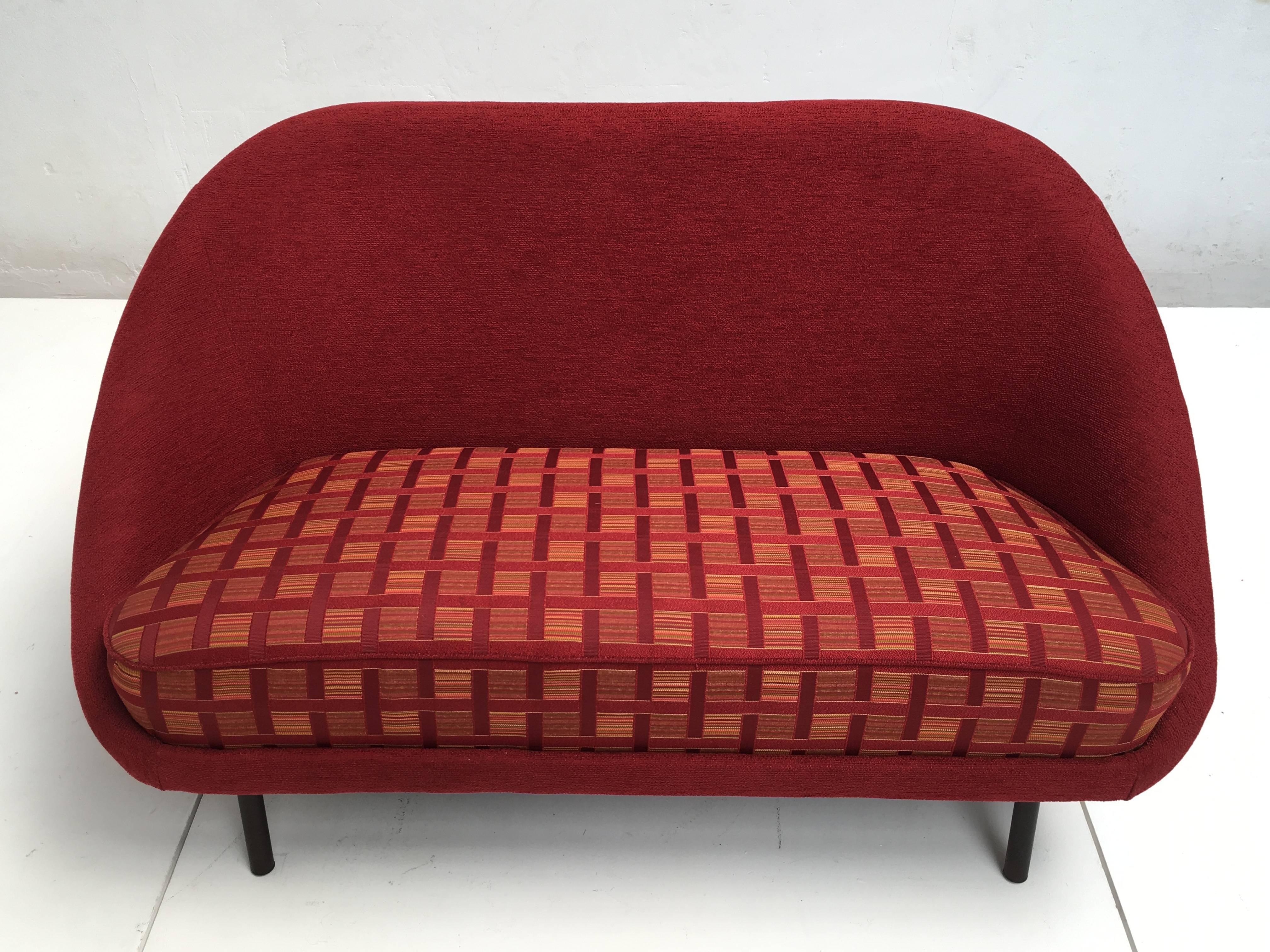 Mid-20th Century Early Production Theo Ruth Model 115 Loveseat for Artifort The Netherlands, 1957