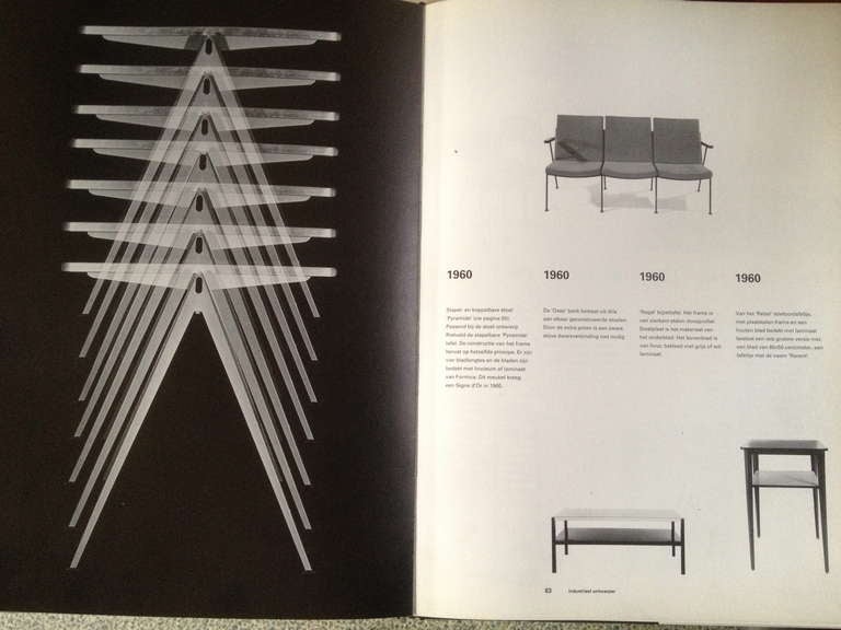 Dutch Wim Rietveld 1st Edition Oak Top 'Pyramid' Compass Table Ahrend the Cirkel 1959