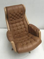 Pair of "Galaxy" Easy Chairs by Alf Svensson & Ingvar Sandstrom for DUX Sweden