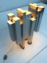 Astounding Architectural Form Lamp in the Style of Gianfranco Fini, Italy