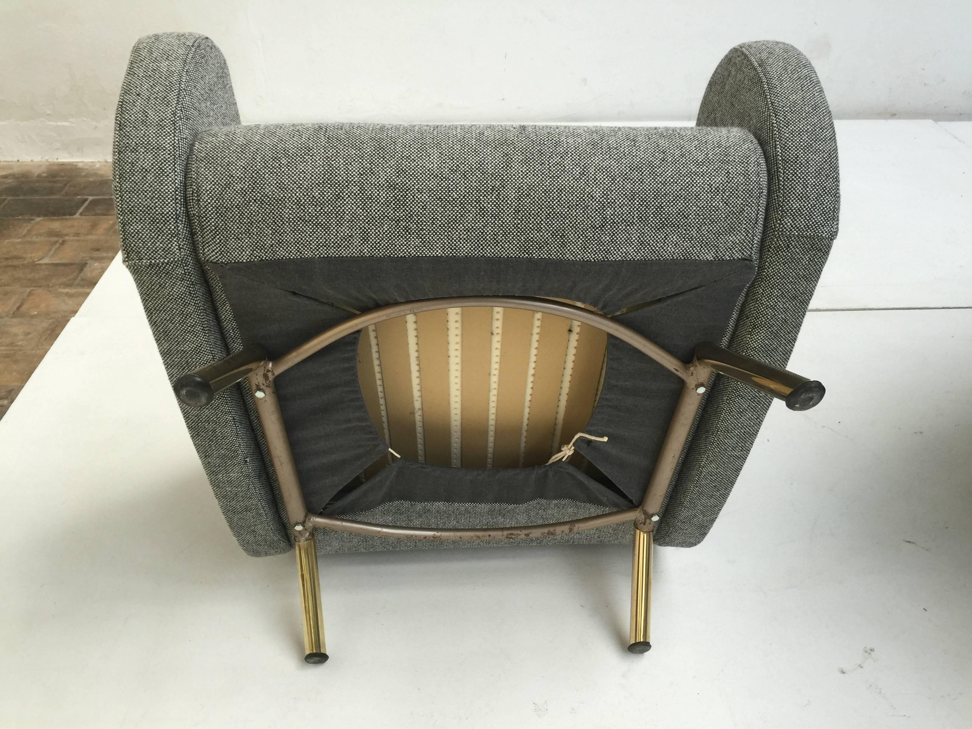 Superb Pair of Fully Restored, Zanuso 'Lady' Chairs, 1951, Arflex 1