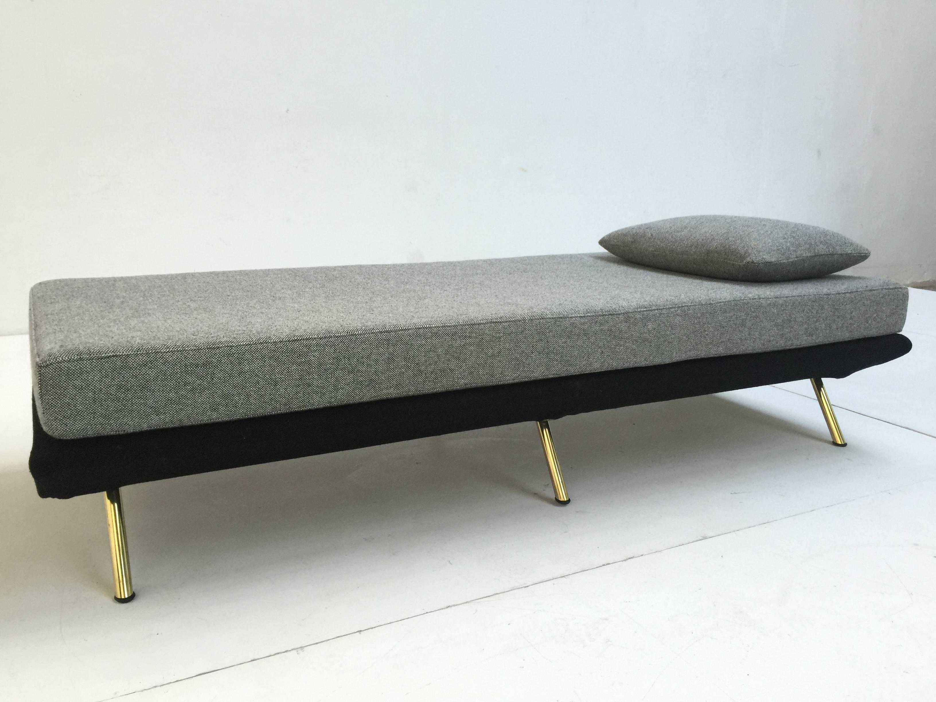 Enameled Rare, Fully Restored Zanuso 'Triennale' Daybed, 1951 Published in Arflex Catalog