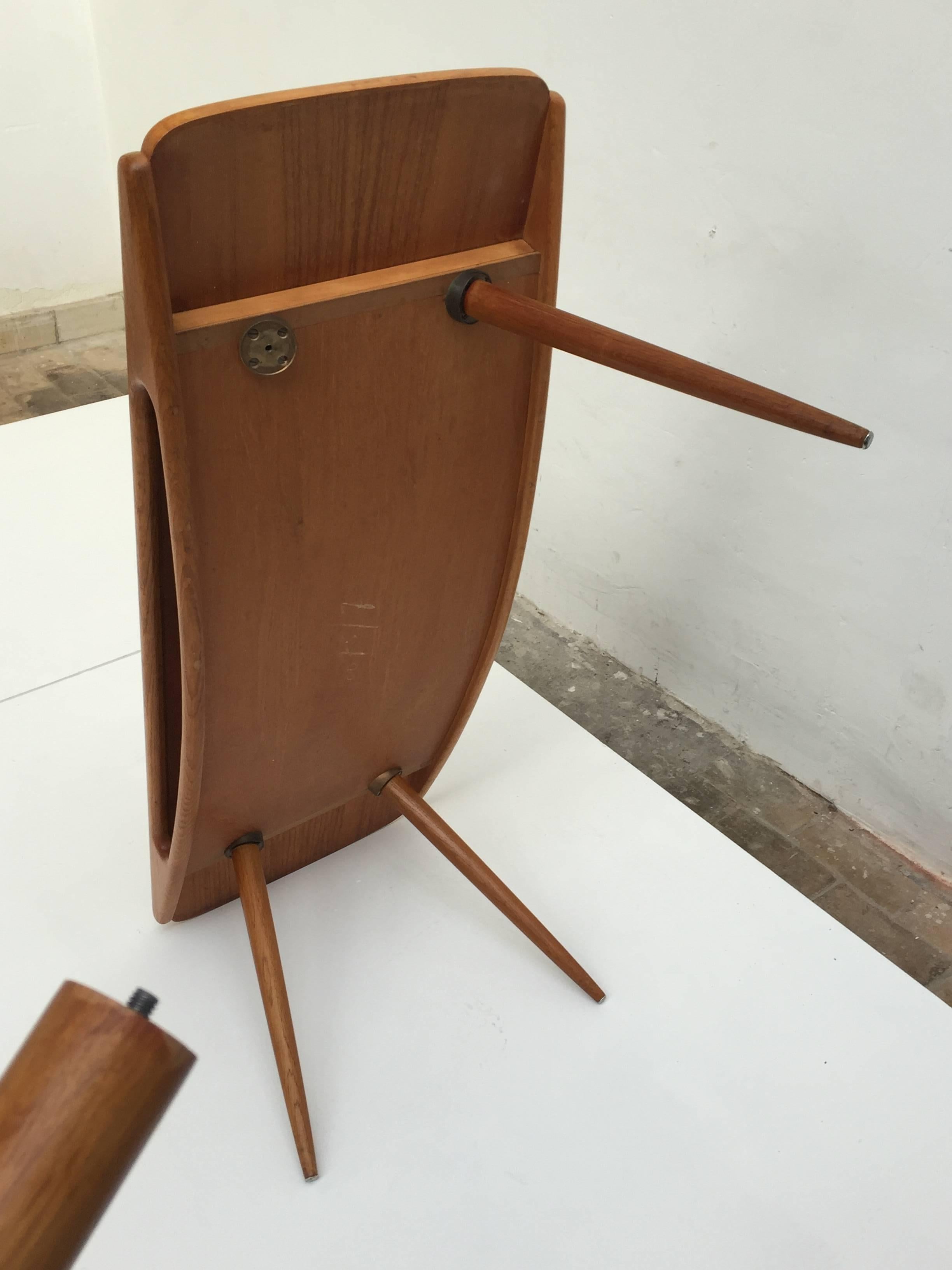 Mid-20th Century Danish 'Smiley' Teak and Oak Coffee Table in the Style of Johannes Andersen