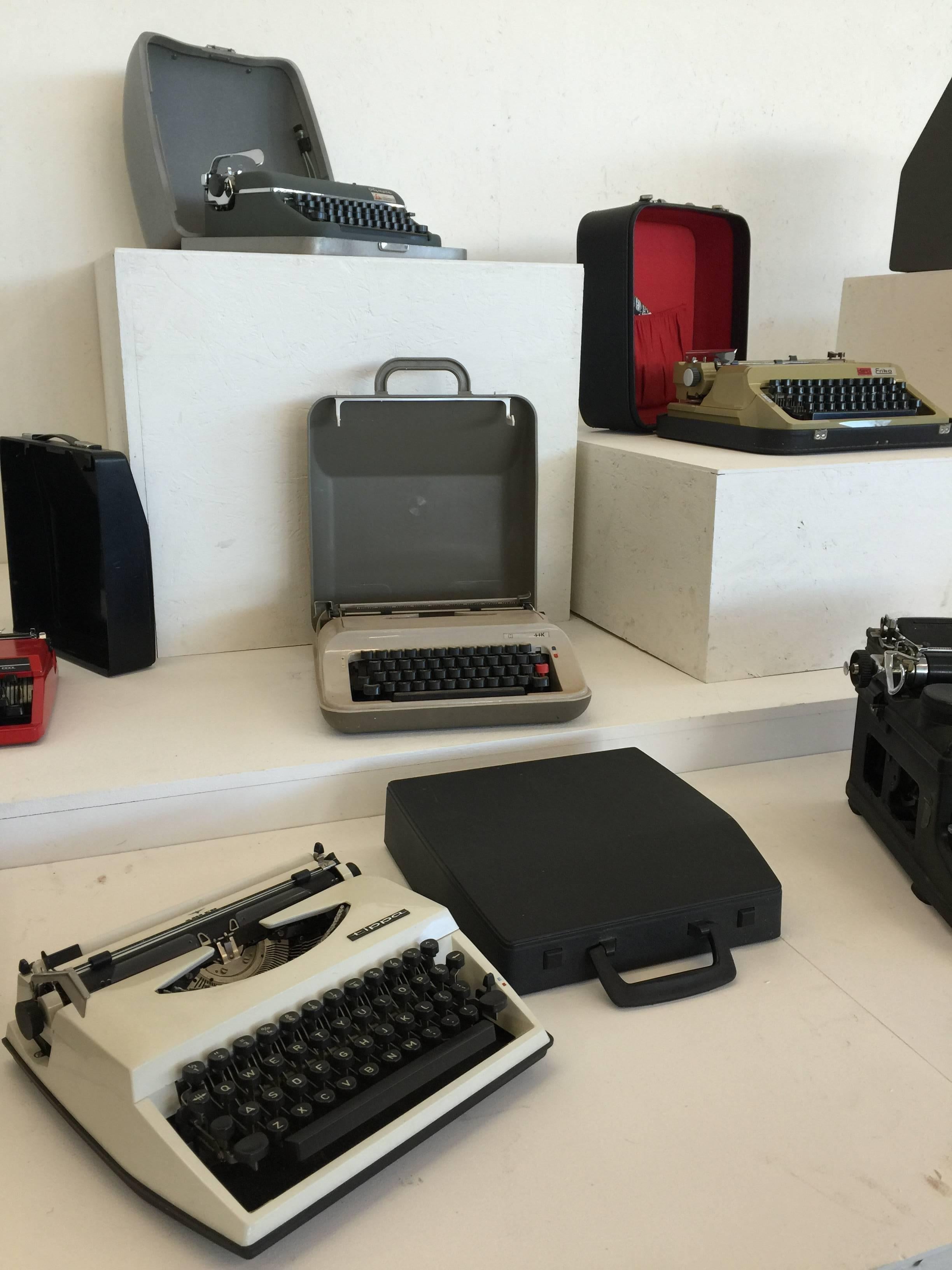 Large Collection of 20th Century Typewriters Olivetti, Remington, Hermes etc 4