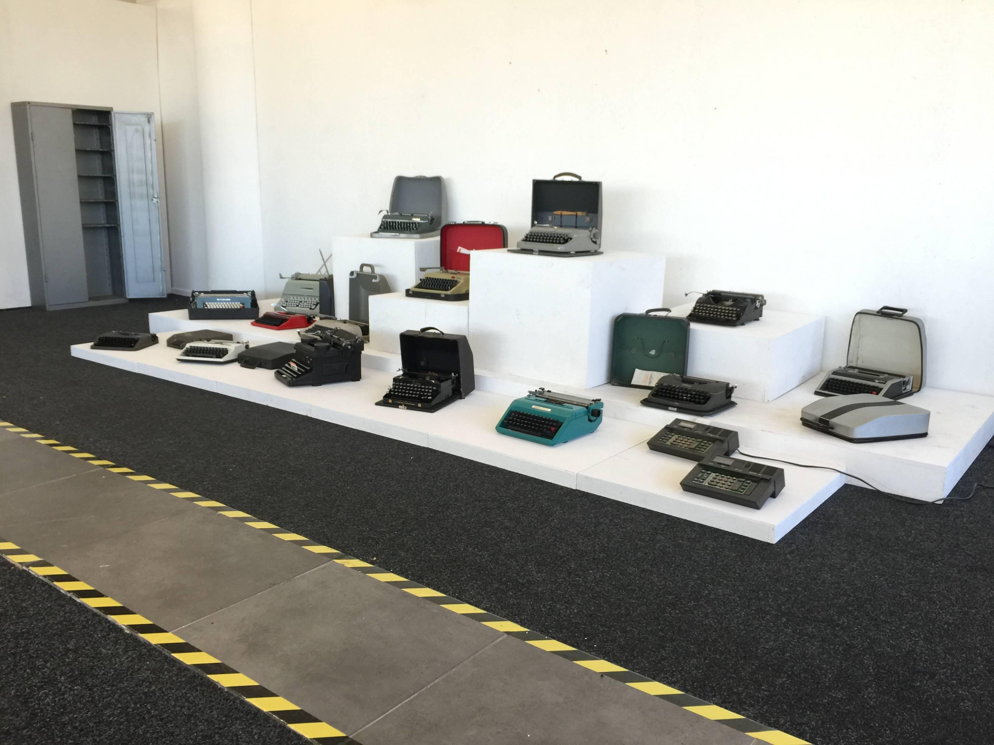 Large Collection of 20th Century Typewriters Olivetti, Remington, Hermes etc 5