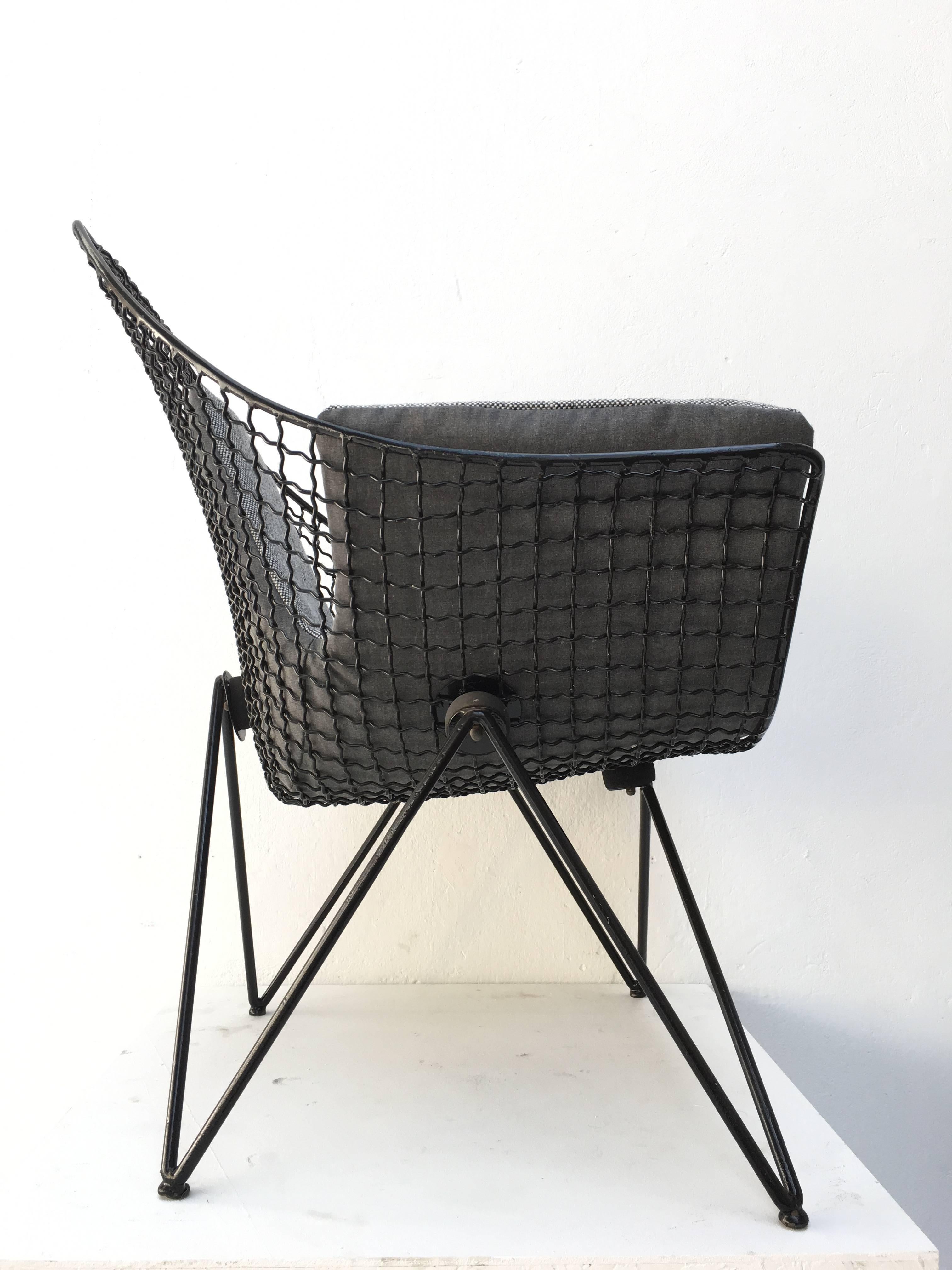 Rare & Beautiful  Sculptural  'DU43'  Lounge Chair by Gastone Rinaldi, RIMA, 1953 In Good Condition In bergen op zoom, NL