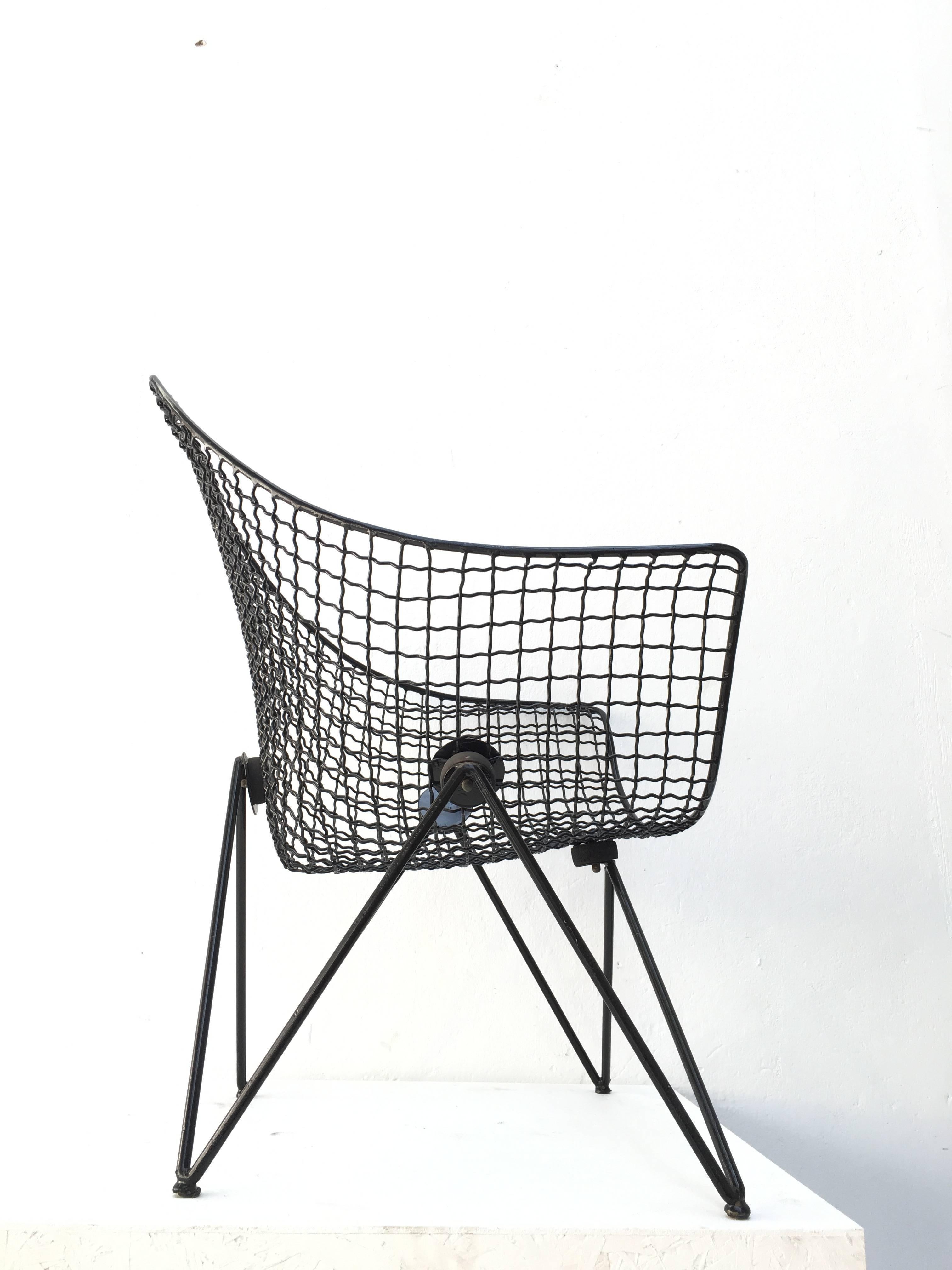 Mid-20th Century Rare & Beautiful  Sculptural  'DU43'  Lounge Chair by Gastone Rinaldi, RIMA, 1953
