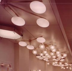 Stunning 1950s Angelo Lelli Sculptural 'Stella' Chandelier, Arredoluce