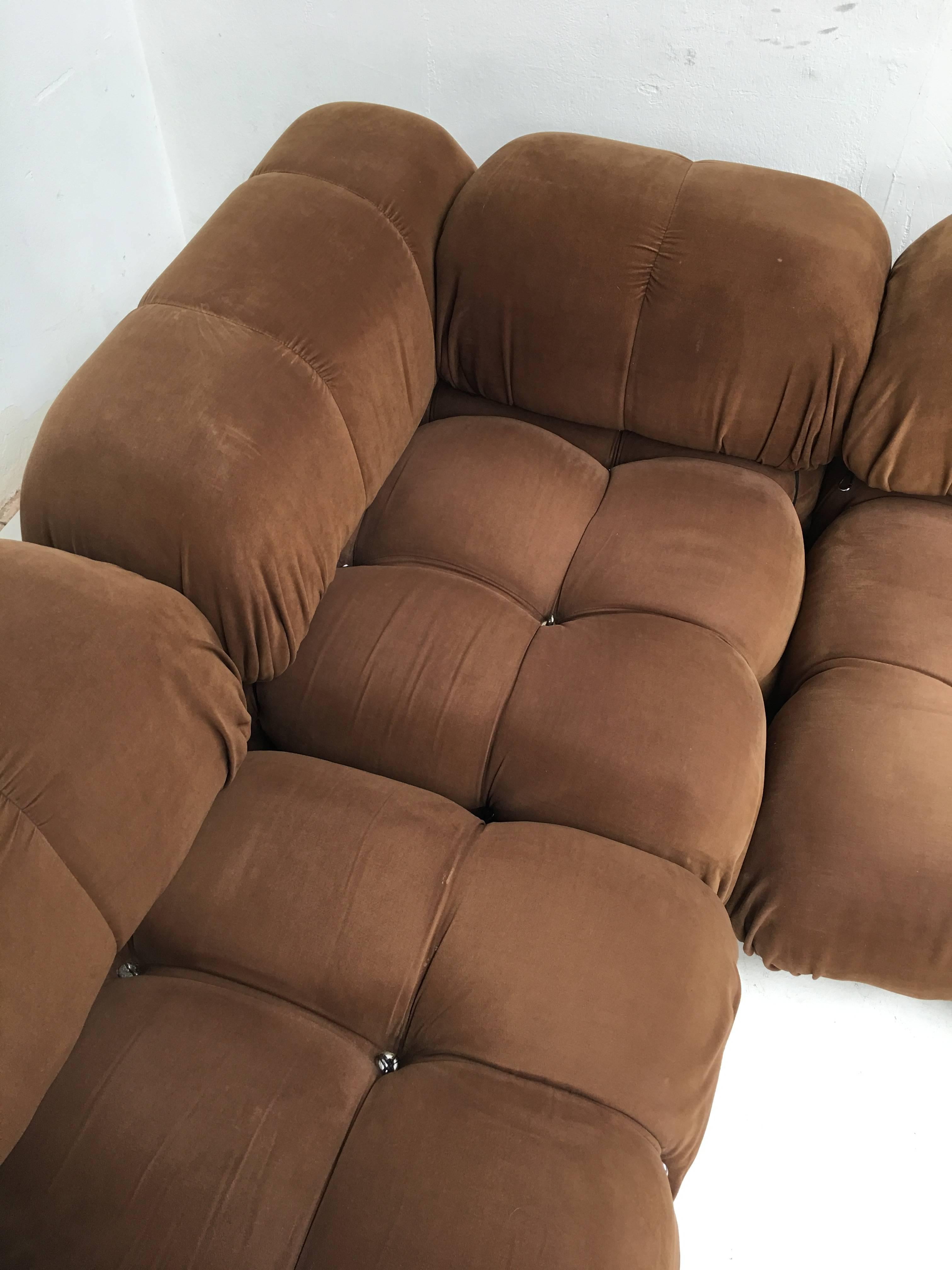 Mid-Century Modern Chocolate Brown Mario Bellini 