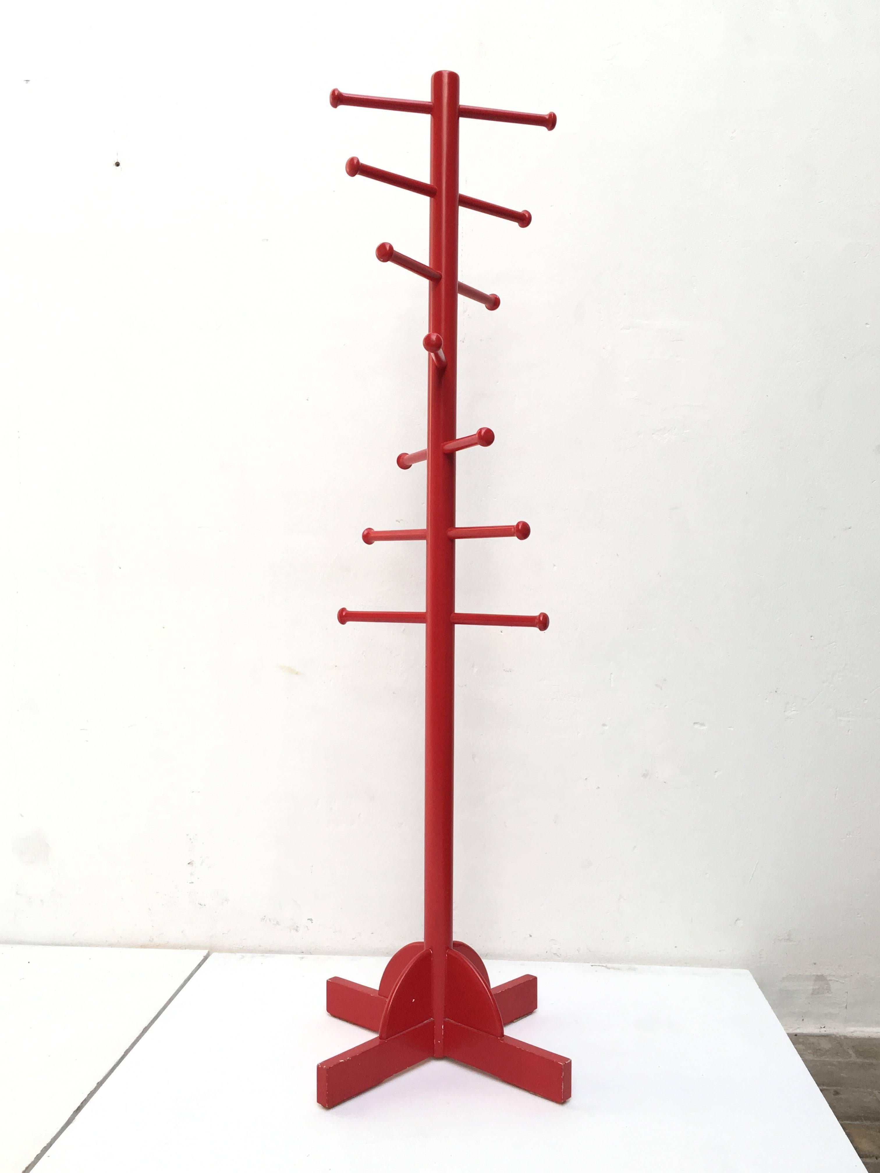Mid-20th Century Rare and Iconic Ettore Sottsass Coat Stand for Poltronova, Italy, 1965