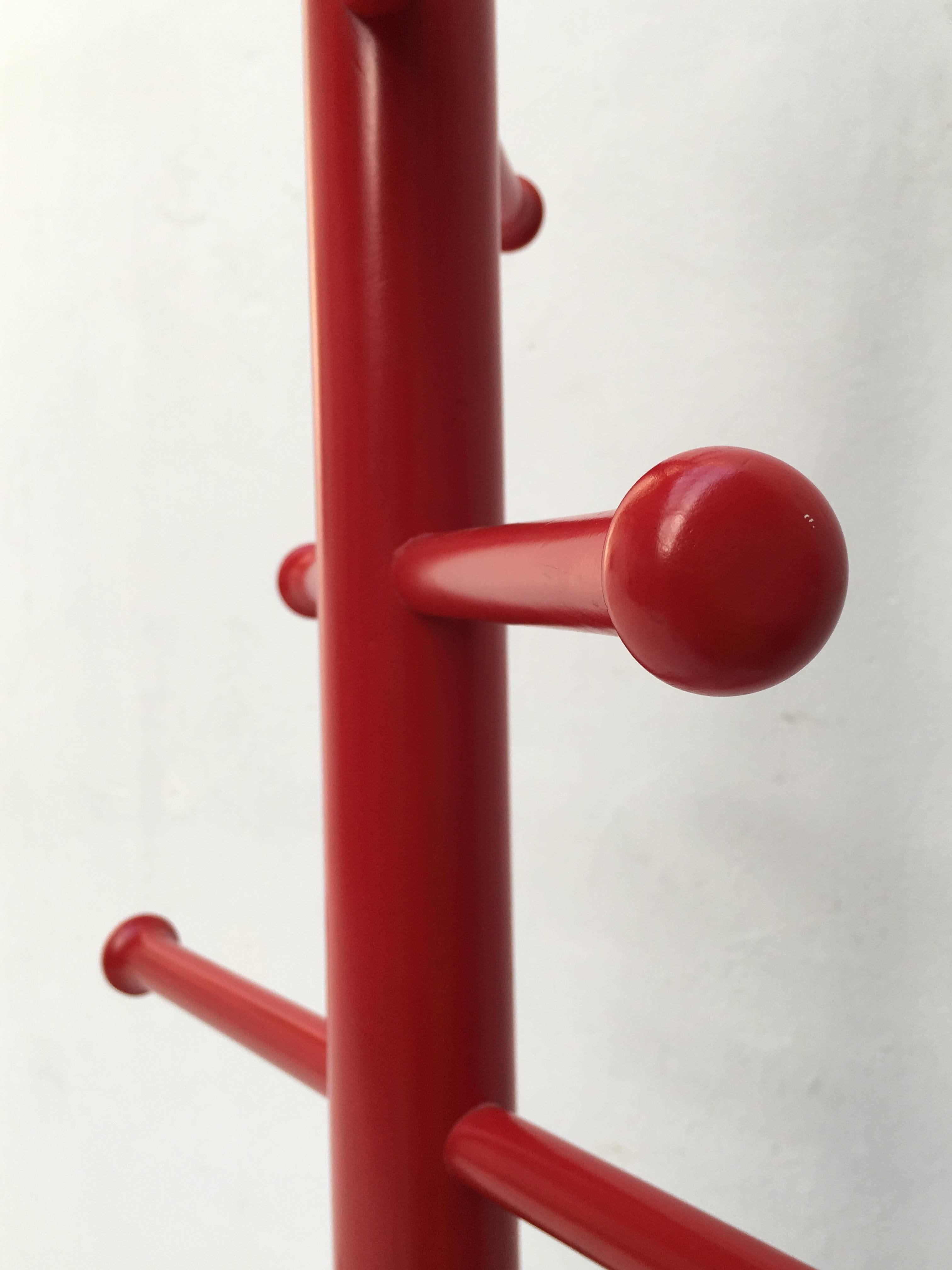 Mid-Century Modern Rare and Iconic Ettore Sottsass Coat Stand for Poltronova, Italy, 1965