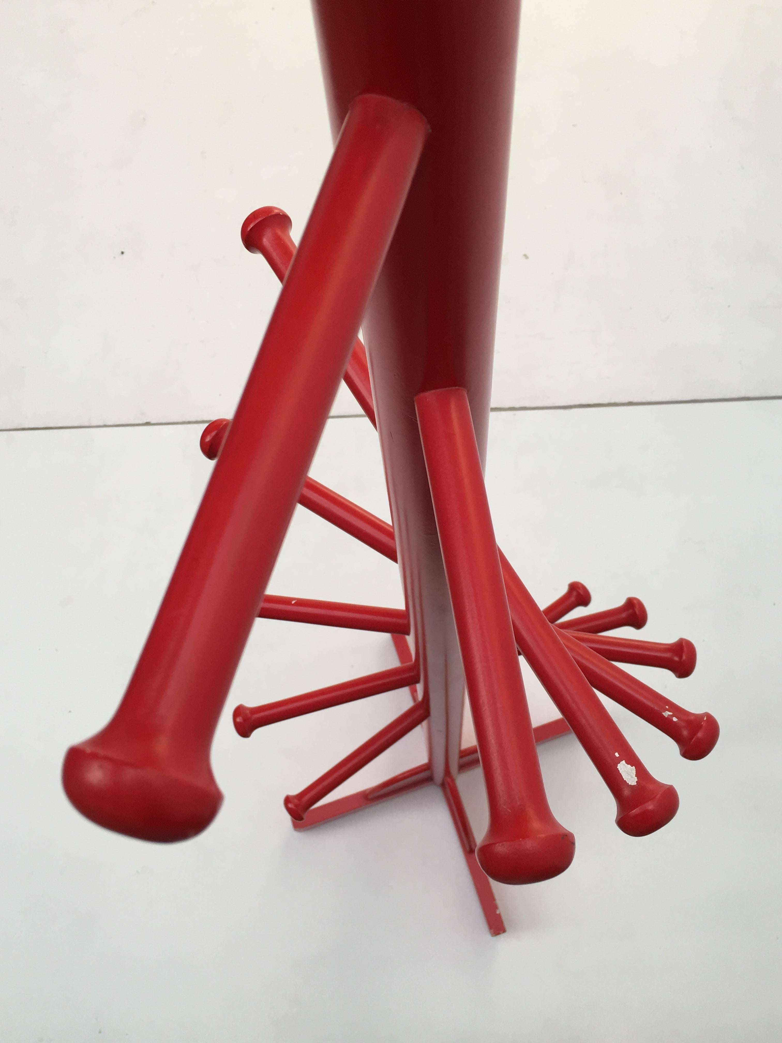 Rare and Iconic Ettore Sottsass Coat Stand for Poltronova, Italy, 1965 In Good Condition In bergen op zoom, NL