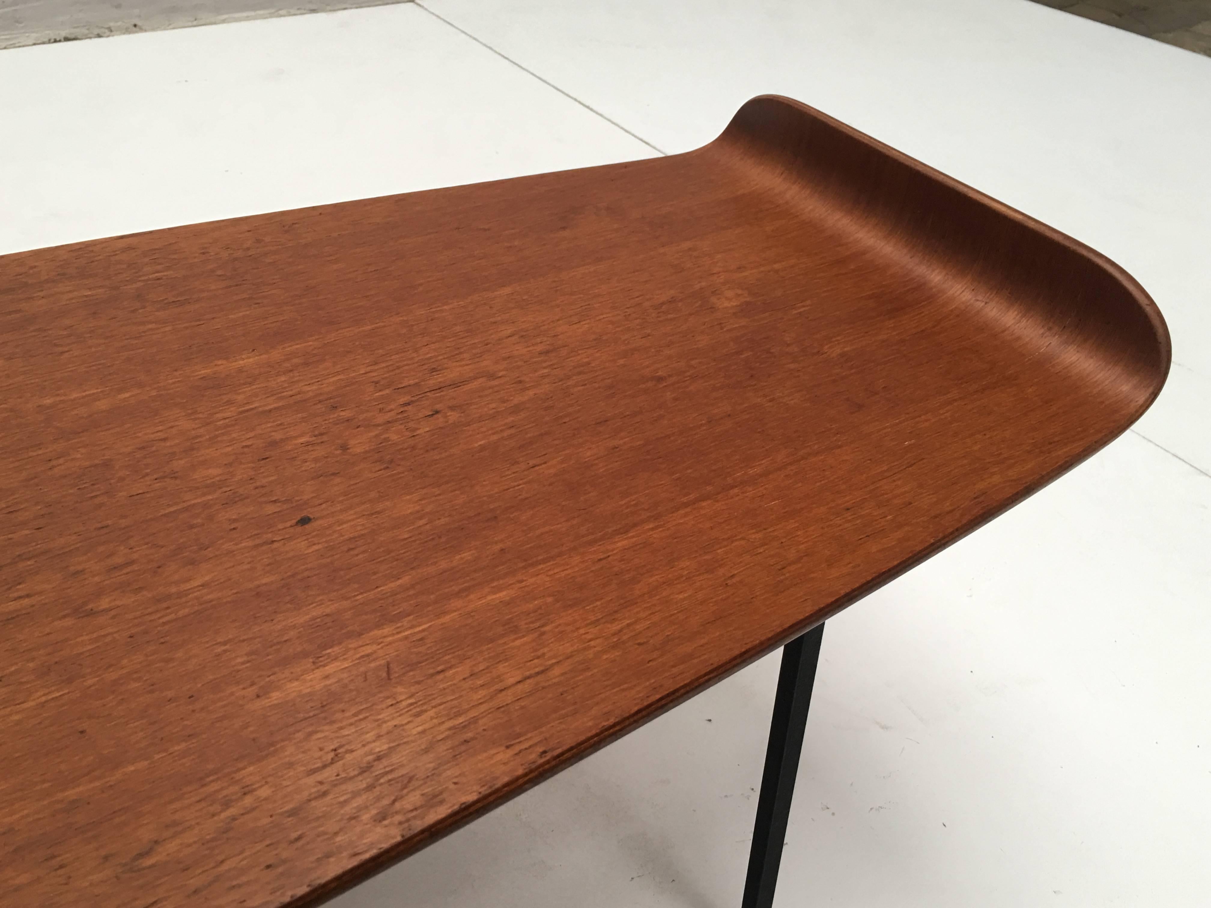 Plywood 'Pilade' Coffee Table by Campo & Graffi, 1958 with label & impressed artists mark