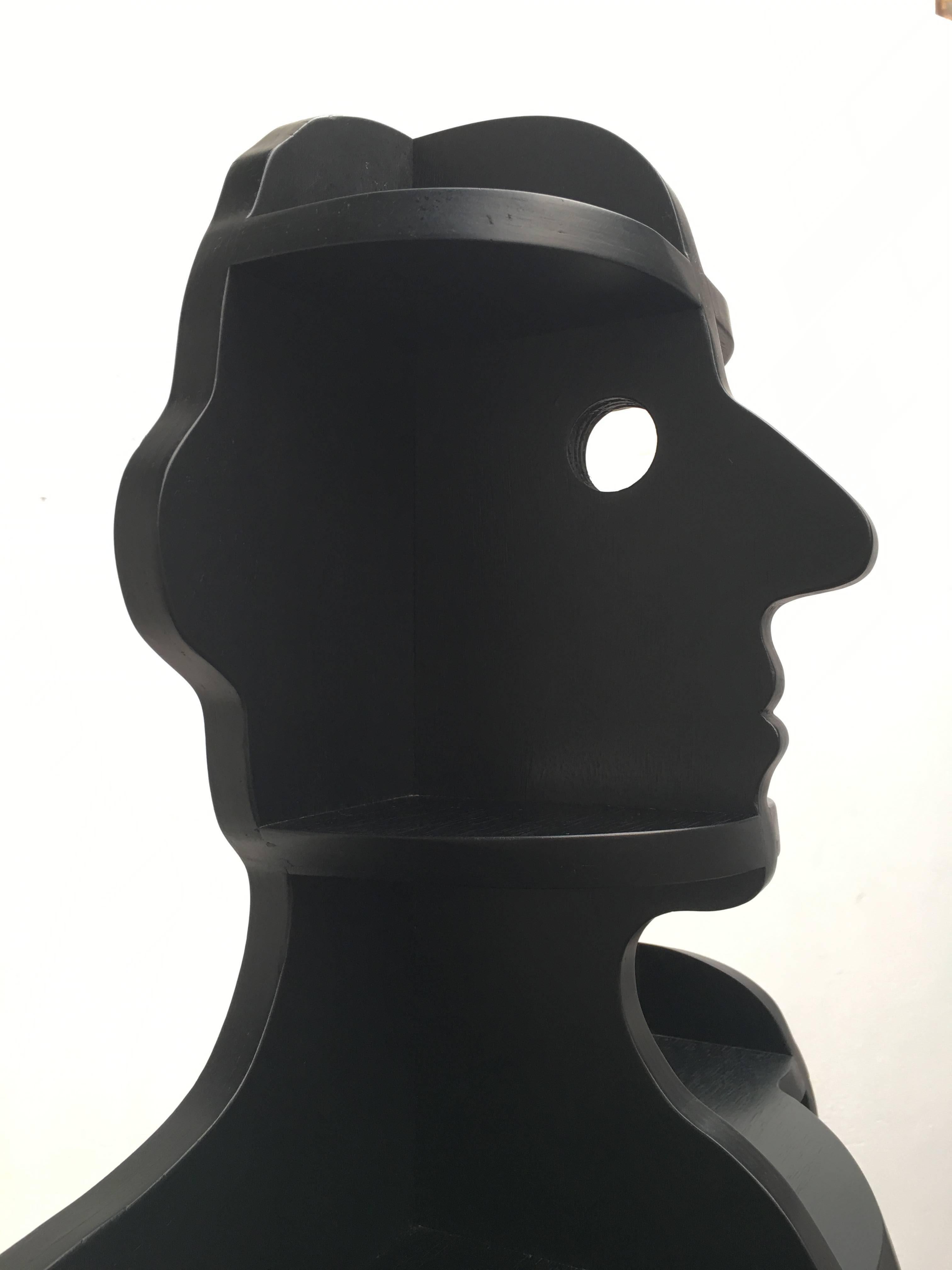 "Facherman" or translated in English "Compartment man" by Swiss designers couple Susi & Ueli Berger produced by Röthlisberger Kollektion, Switzerland, 1977.

The amendable giant is his own man, he alters according to what