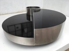 Rare Illuminated Sculptural Table Bar, Massimo Papiri, 1970 Published Casa Vogue