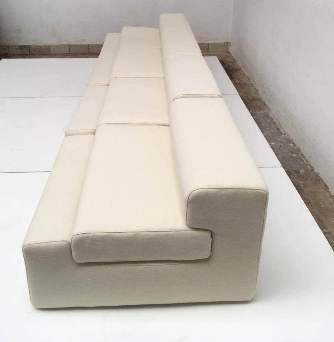 Unique modular Sofa by Mangiarotti from the 'Casa Vitale', 1969 with certificate In Good Condition In bergen op zoom, NL