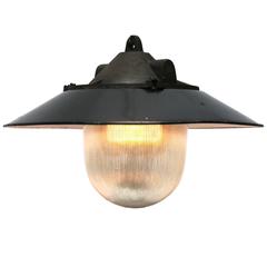 Rybnomi Vintage Enamel with Cast Iron Pendant