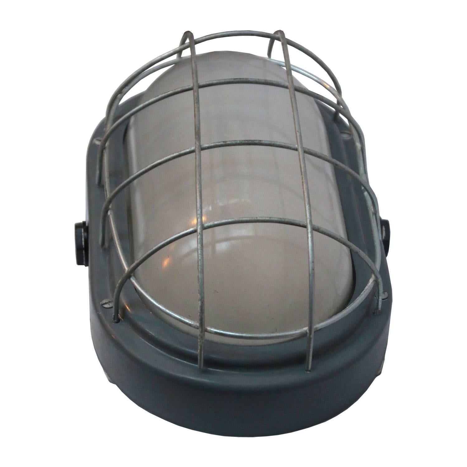 Czech Velim Industrial Wall or Ceiling Lamp