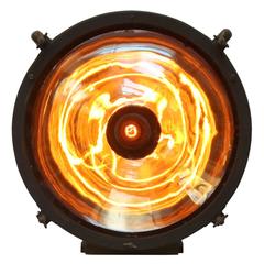 Green Cast Aluminium Clear Glass Army Tank Light