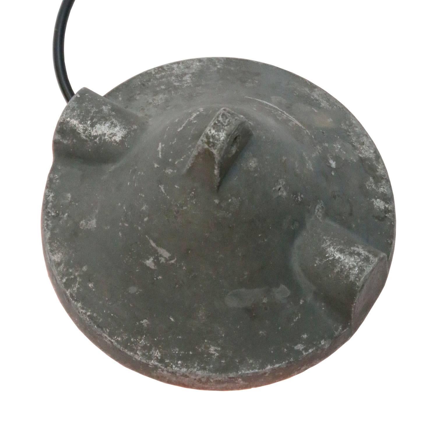 Polish Industrial Pendant with Frosted Glass (2x)